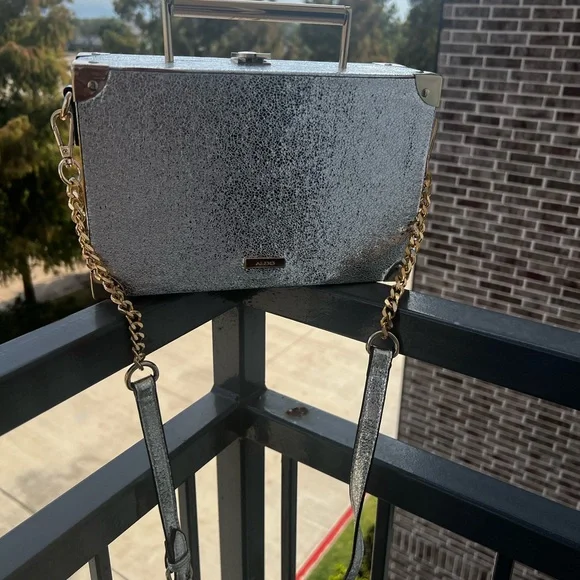 Aldo Silver and Gold Boombox Bag - Picture 4 of 9